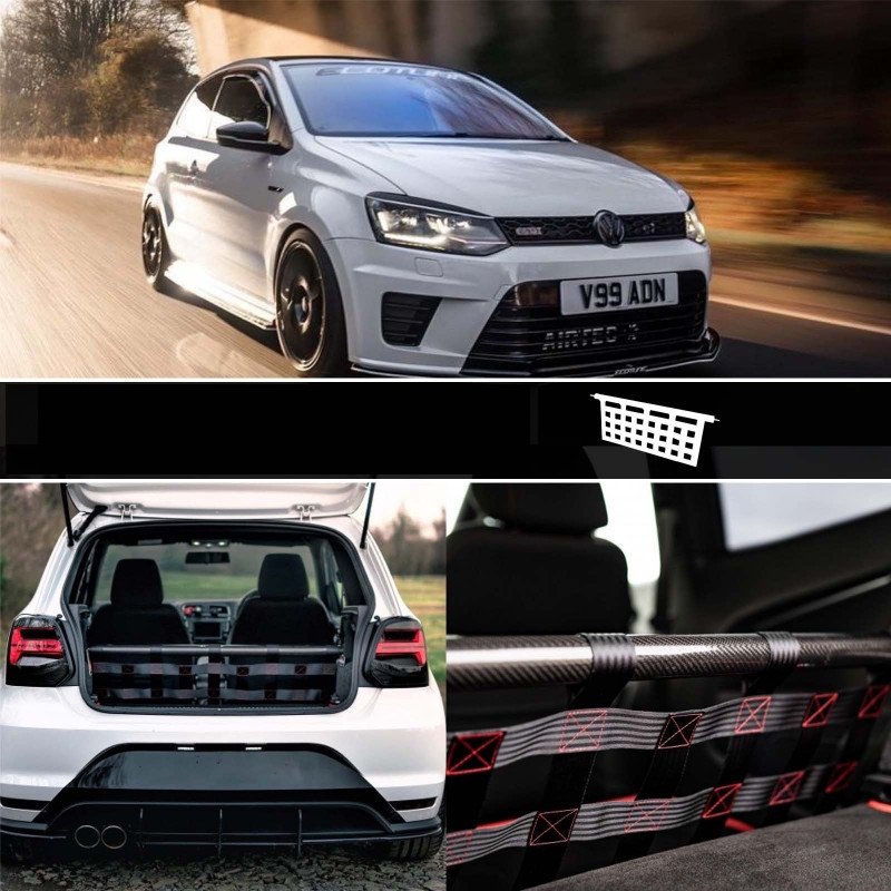 Clubsport Set - Strebe mit Netz für Polo 6R / 6C inkl. WRC / GTI
